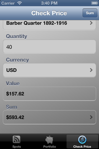 Junk and Silver Coin Calculator Lite screenshot 4