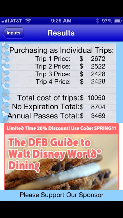 WDW Ticket Calculator - Walt Disney World Ticket Prices screenshot-4