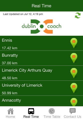 Dublin Coach Tracker screenshot 2