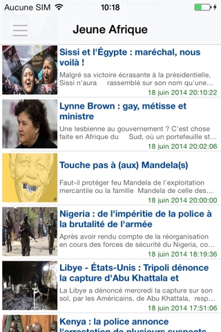 Afrique Infos screenshot 3