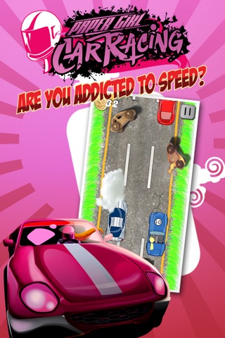 Paper Girl Car Racing screenshot 2