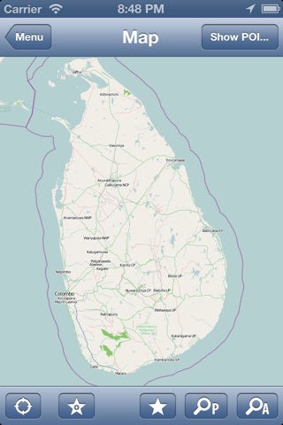 Sri Lanka Offline Map - PLACE STARS screenshot 2