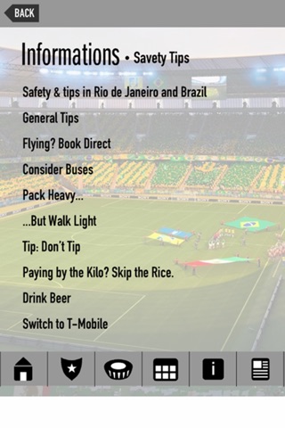 Brazil Infos 2014 screenshot 2