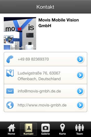 Movis Mobile Vision GmbH screenshot 2