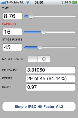 SimpleIpscHitFactor screenshot 4