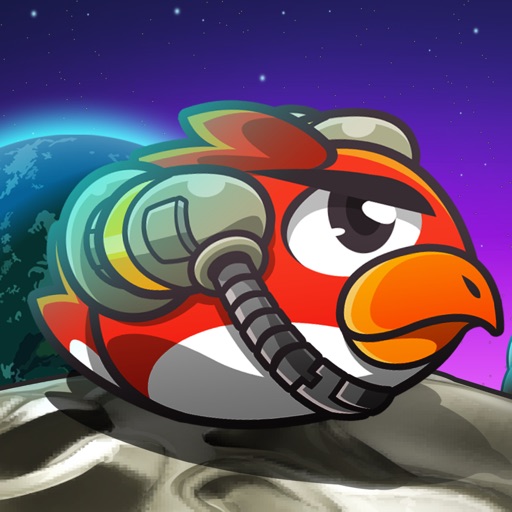 Gravity Bird Free - A Flappy Space Escape iOS App
