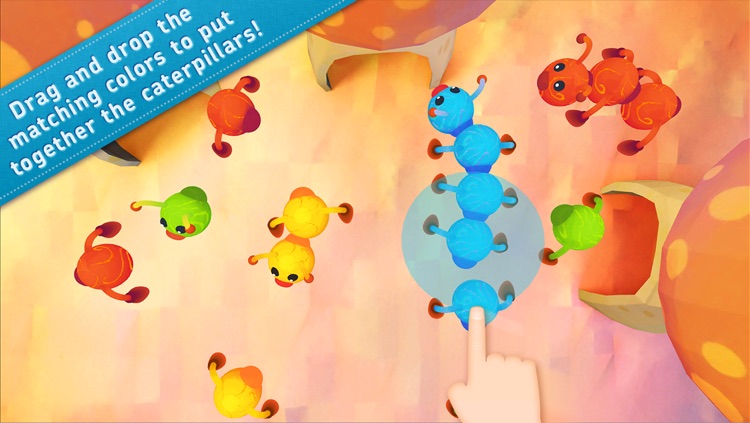 Colory Caterpillar - color learning app for toddlers & kids