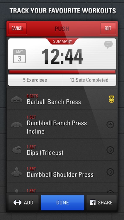 Gym Genius - Workout Tracker: Log Your Fitness, Exercise & Bodybuilding Routines screenshot-3