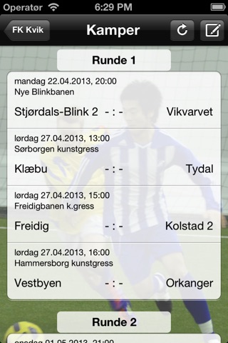 FK Kvik screenshot 2