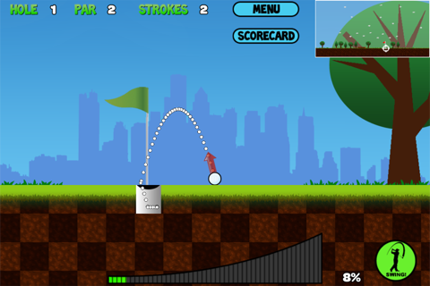 Trick Shot Golf Lite screenshot 2