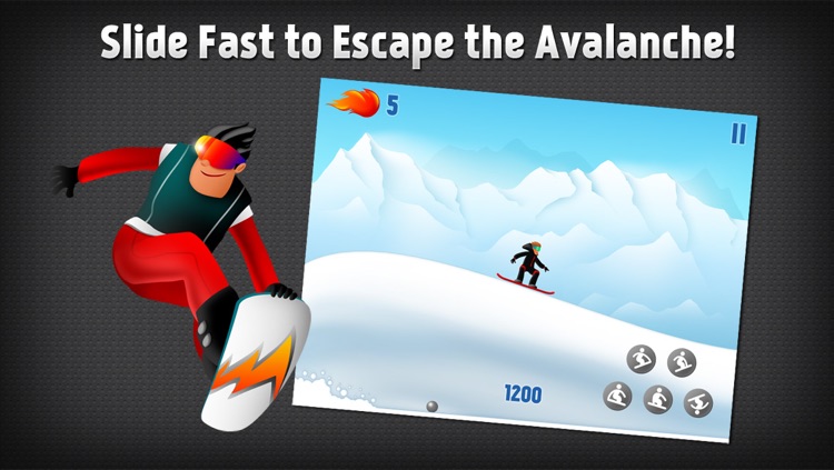 Escape the Avalanche - Cool Snowboarding Challenge