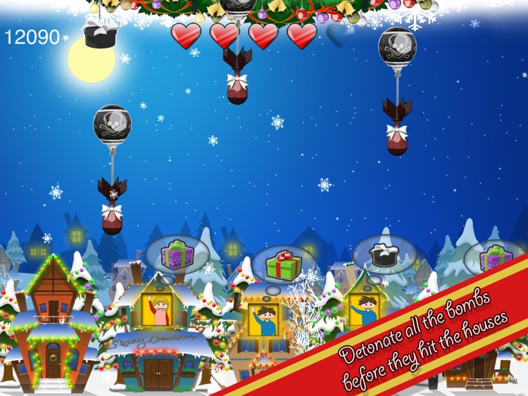 Santa's Floating Gifts HD screenshot-4