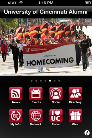 UC Alumni screenshot 2