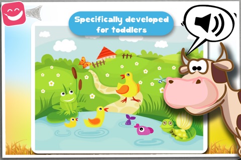 Sound Game Farm Animals Cartoon for kids and toddlers screenshot 2