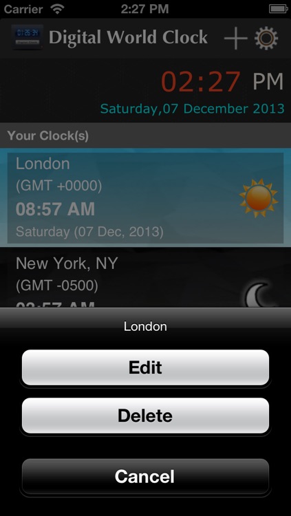 Digital World Clock screenshot-3