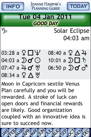 2011 Electional Astrology Planning Guide by Joanne Hampar screenshot 3