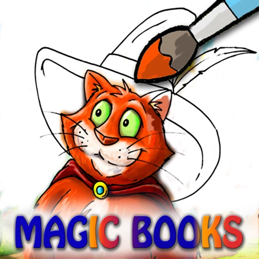 Coloring Book Puss In Boots iOS App
