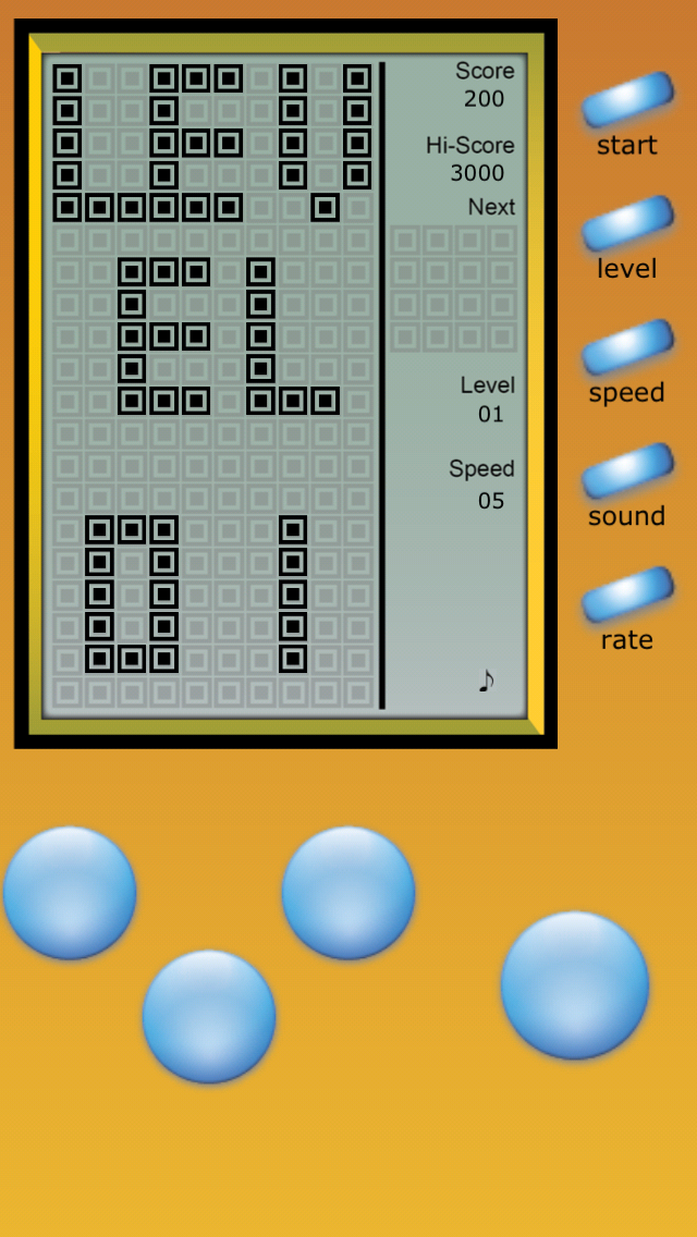 Classic Brick Game Console screenshot 1