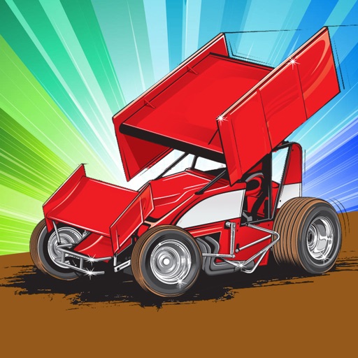 Dirt Racing Sprint Car Game Icon
