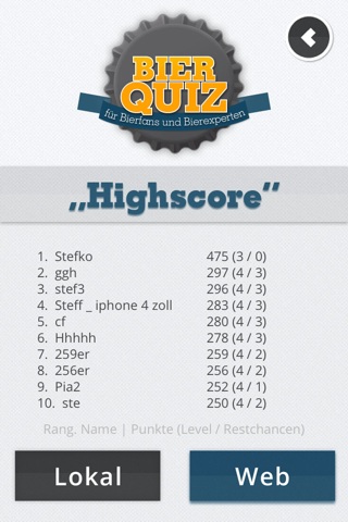 BIER-QUIZ screenshot 4