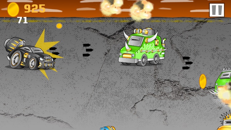 Monster Car Gun Run Racing - Highway Shooting Showdown Rider Free Game screenshot-4