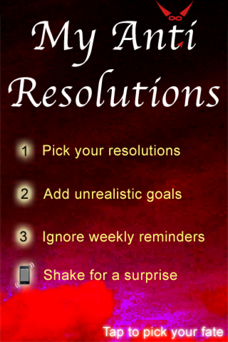 Anti Resolutions 2010 screenshot 3