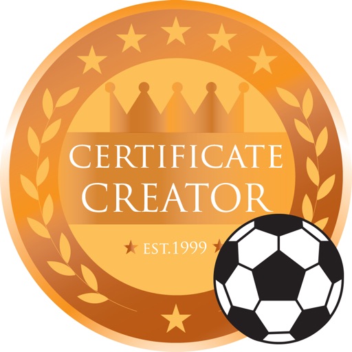 Soccer Pack 01 Certificate Creator