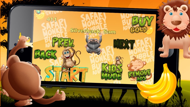 Safari Monkey Bubble Adventure - Free Game screenshot-3