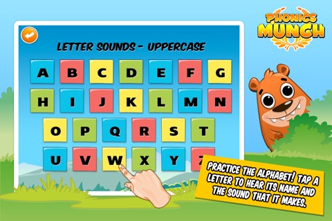 Phonics Munch Free: Learning Tools to Teach Kindergarten Kids Letter Sounds with Songs, Games & Reading screenshot 4