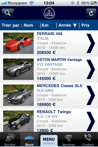 De Widehem Automobiles screenshot 2