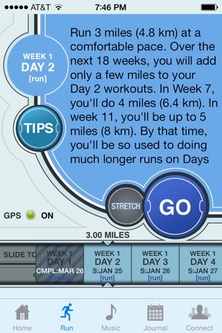 Hal Higdon Marathon Training Program - Intermediate 1 screenshot 2