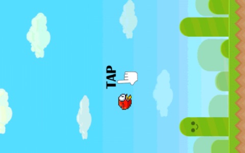 Flap in The Gap - Fly The Fluffy Bird High and Avoid the pipe in this jumpy kids game screenshot 2