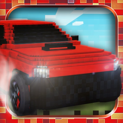 Amazing Cube Cars - Racing Block City Roads icon