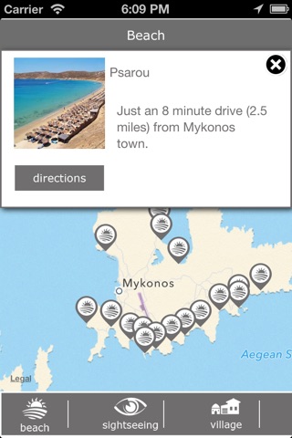 Mykonos Blu for iPhone screenshot 4
