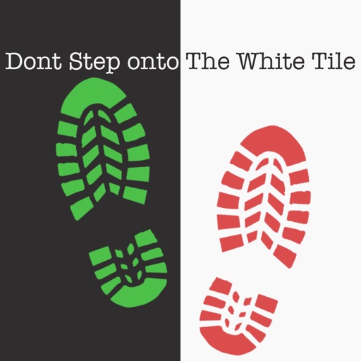 Don't step onto the white tile