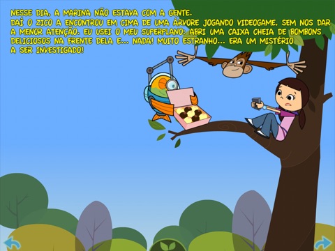 O Caso do Brinquedo Perdido - Livro Animado do Peixonauta Lite screenshot 4