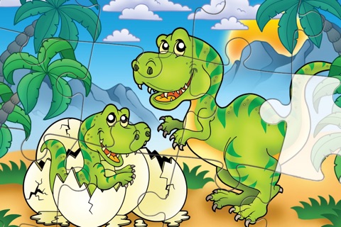 Dinosaurs - Jigsaw Puzzle Game for Kids screenshot 4