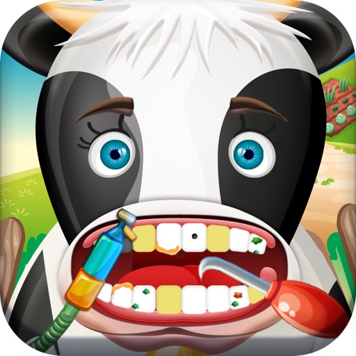 A Farm Animal Happy Dentist Day Icon