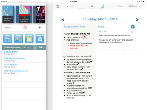 zIdeabooks all-in-one organizer and productivity app screenshot 2