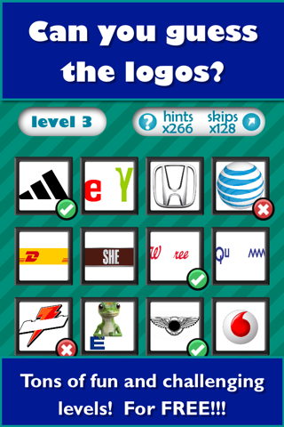 menu tommelfinger udvikling af QuizCraze Logo Mania - a color quiz game to guess what's that pop food &  brand icon! app per iPhone - download per iOS da VZO entertainment