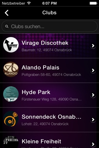 OSEvents - Alle Events, Clubs & Taxis in Osnabrück und Umgebung screenshot 4