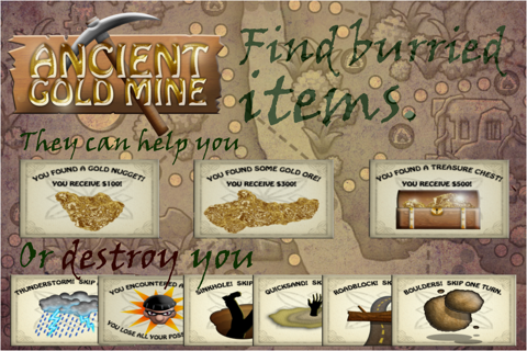 Ancient Gold Mine (board game) screenshot 2