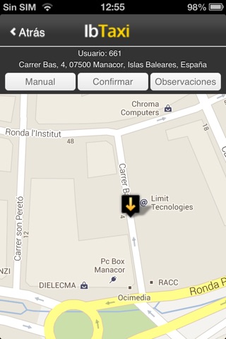 ibtaxi-Llamar taxi gratis Baleares screenshot 2