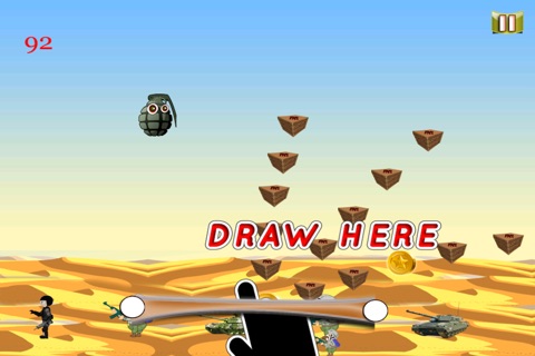 Army Grenade Bounce FREE - A Cool Military Rescue Blast screenshot 2