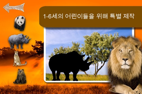 Shape Game Wildlife Photo for kids screenshot 2