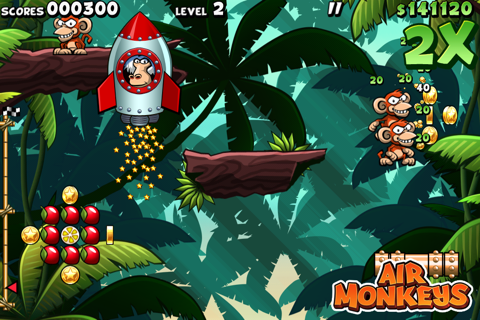 Air Monkeys Lite screenshot 3