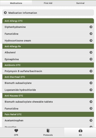 Wilderness First Aid App screenshot 3