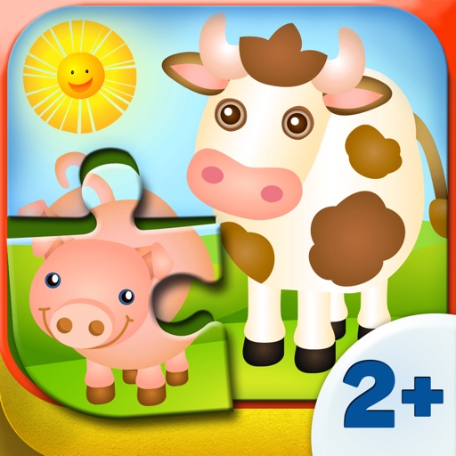 Toddler Games - Animal Puzzle (6 Parts) 2+ iOS App