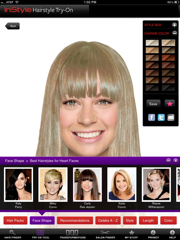 InStyle Hairstyle Try-On screenshot 3