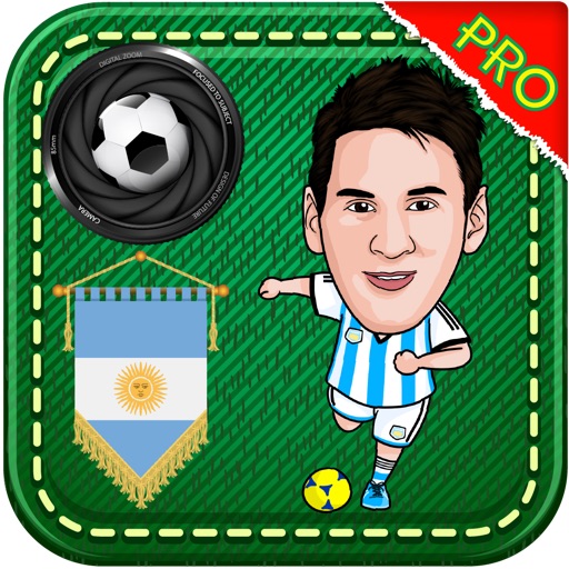 Argentina World Soccer Cheer 2014 - Latinoamérica Foto Fútbol Argentino Sticker Booth Frames in Braziil icon